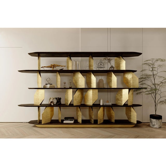 Wood Anta Da Arca 285 Bookshelf by Alma De Luce For Sale - Image 7 of 7