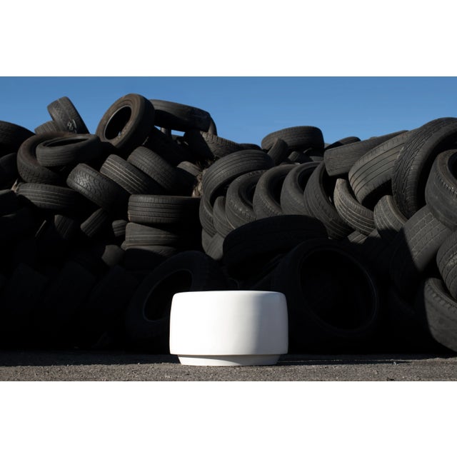 Ceramic Vintage Architectural Pottery Cp-17 "Tire" Planter by John Follis For Sale - Image 7 of 9