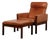 Set of Model AP62 Lounge Chair and Ottoman in Leather by Hans J. Wegner, 1960s For Sale