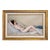 Charles Perron-Reclined Nude Female-1930s French Art Deco Oil Panting For Sale
