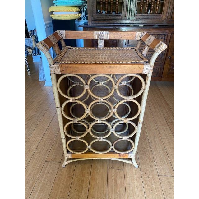 1970s Bamboo Wine Rack For Sale In Atlanta - Image 6 of 6