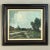 Vintage Framed Oil Painting on Board by A. Sergier For Sale - Image 11 of 11