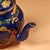 Blue Late 20th Century Cloisonné Enamel "Two Immortals" Teapot With Figural Scenes For Sale - Image 8 of 9