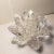 1970s 1970s Swarovski Vintage Silver Crystal Lotus Water Lily Flower Candle Holder For Sale - Image 5 of 12