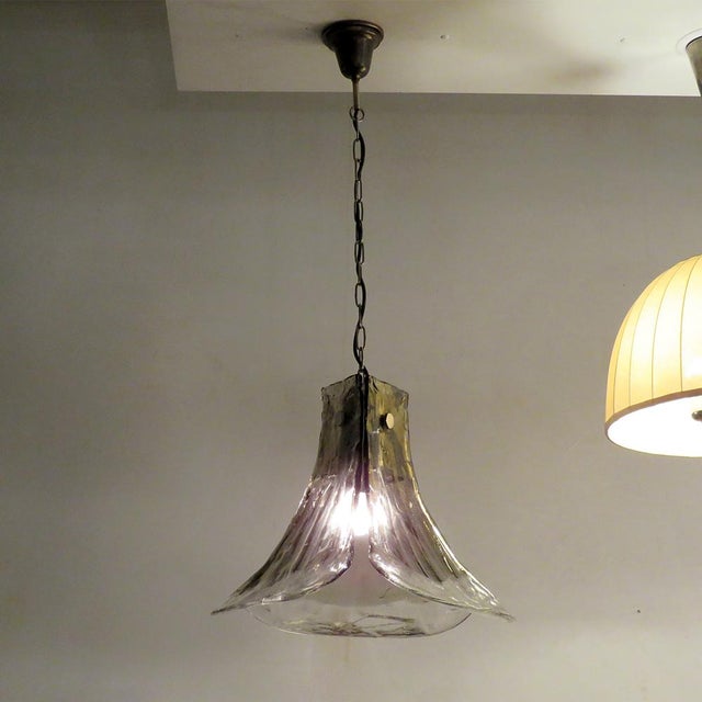 Stone Gray Carlo Nason for Av Mazzega Pendant Light, 1970 For Sale - Image 8 of 10