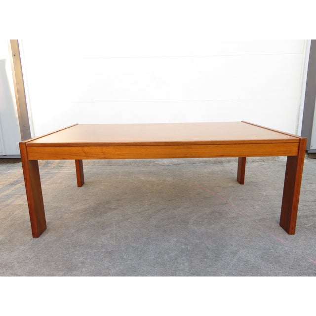 Afra & Tobia Scarpa Mid Century Modern Swedish Walnut Coffee Table & Side Table Set For Sale - Image 4 of 18