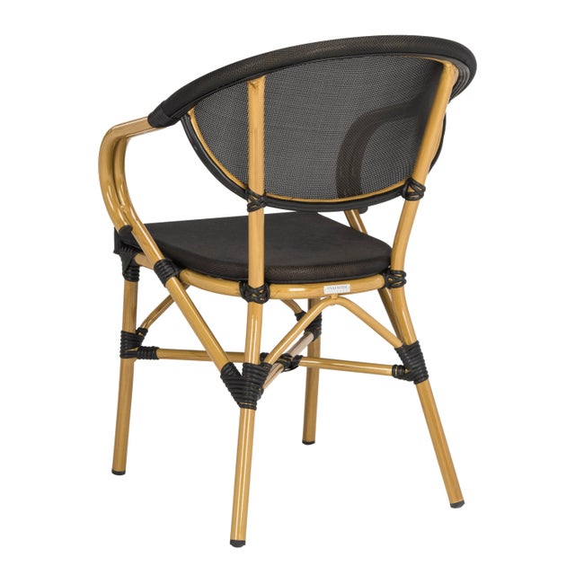 Tony Stacking Armchair in Black - a Pair For Sale In Philadelphia - Image 6 of 10