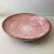 Vintage Hand Thrown Italian Ceramic Charger Bowl in Red Crackle Glaze With Gold Border Measures approx: 18D x 3H Please...