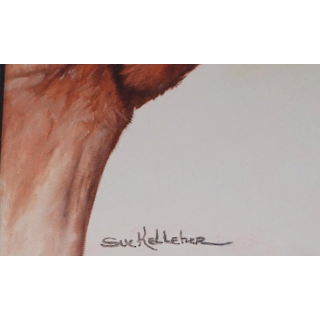 A Tender Equine Moment, original oil painting by Susan Kelleher “Tender Moment” Oil on canvas 2000’s Size: 27 (h) x 33 (w)...