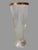Vintage Czech Style Art Deco Embossed Satin Glass Libochovice 10" Heron Egret Vase For Sale - Image 9 of 11