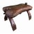 Moroccan Antique Crocodile Leather Camel Footstool Ottoman Bench For Sale - Image 3 of 5