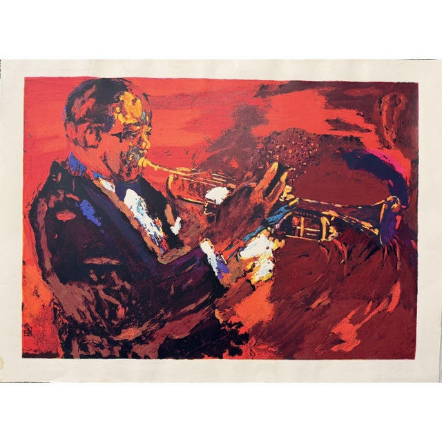 After Leroy Neiman Atibuido, Louis Armstrong, Silkscreen Print, 1976 For Sale - Image 3 of 13