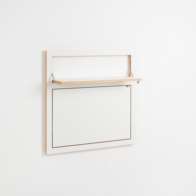 80×80-2 Wall Desk with Shelf from Ambivalenz For Sale - Image 4 of 6