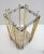 1970s Italian Modern Travertine, Chrome & Brass Umbrella Stand, 1970s For Sale - Image 5 of 8