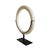 Marble Ring Sculpture on Stand, For Sale - Image 10 of 14