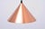 Mid-Century Danish Pendant Light with Two Copper Colored Shades, 1960s For Sale - Image 4 of 7