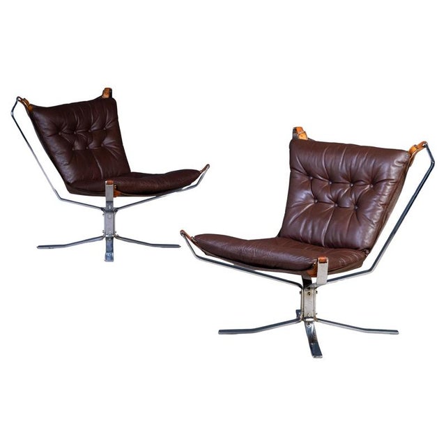 Superstar Armchairs in Leather with Steel Frames, 1970s, Set of 2 For Sale - Image 17 of 17