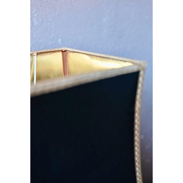 Black Large Regency Brass Table Lamp, 1960s For Sale - Image 8 of 16