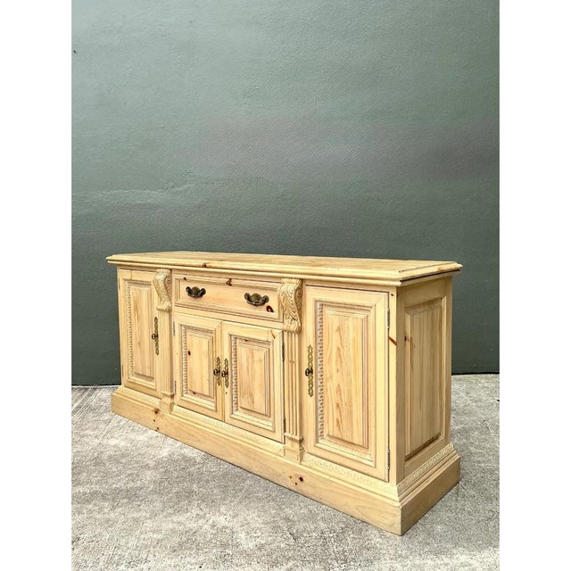 Vintage Link-Taylor Washed Pine Credenza For Sale - Image 12 of 12
