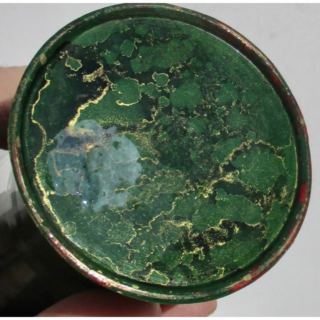 Japanese MeiPing Bronze and Enamel Vase For Sale - Image 9 of 11