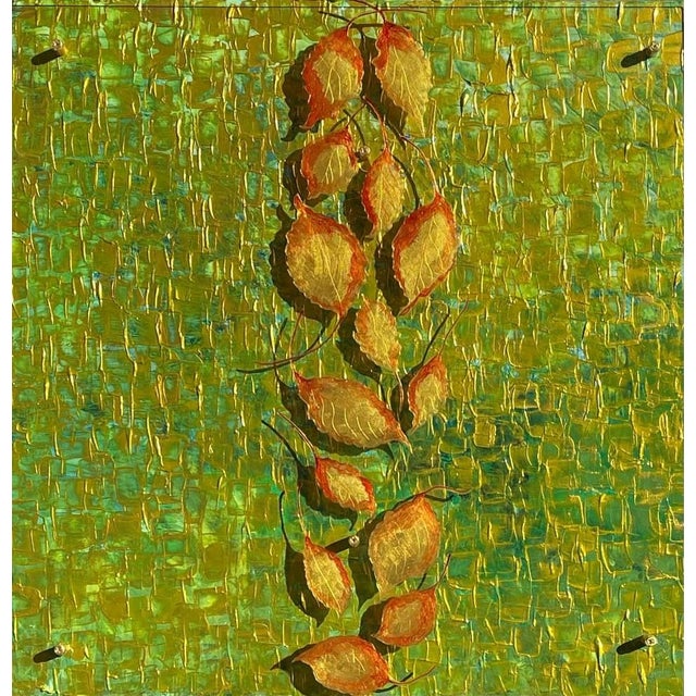 Kathleen Kane-Murrell, Mixed Media Abstract Composition, "Sidewalk Colors" 2025 For Sale