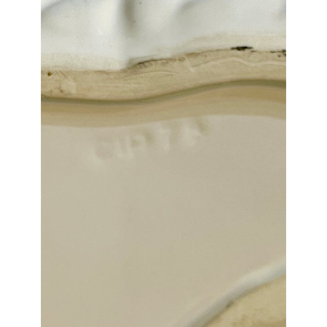 Elegant Mid 20th Century Ceramic Swan Decorative Planter or Bowl 20” Wide For Sale - Image 13 of 16