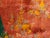 Textile 1920s Orange Open Field Floral Modern Antique Chinese Art Deco Knotted Wool Rug For Sale - Image 7 of 11