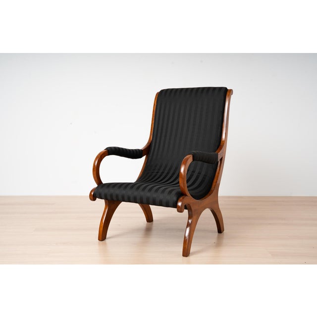 Antique German Biedermeier Cherrywood Chair, 1830s For Sale - Image 10 of 18