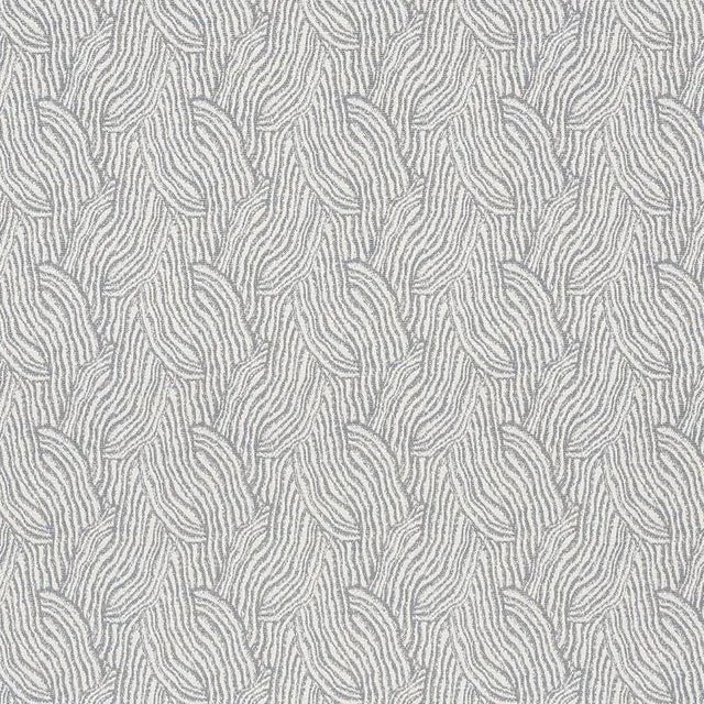 Schumacher Sample - Schumacher Strata Indoor/Outdoor Fabric in Slate For Sale - Image 4 of 4