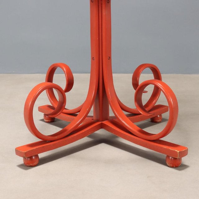 Vintage Coat Rack in Lacquered Wood, 1960s For Sale - Image 5 of 8