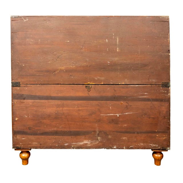 Victorian Mahogany Campaign Chest For Sale - Image 4 of 11