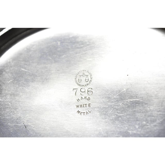 Antique Victorian Middletown Plate Co Silver Plated Fancy Covered Butter Dish For Sale - Image 13 of 14