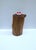 Brown Pedestal Side Drinks Table, Natural Wood Trunk, Organic Modern Style For Sale - Image 8 of 15
