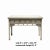 This is a console sideboard table with an oriental dragon motif at the apron. The surface is finished with a rustic...