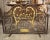1950s French Wrought Iron Firescreen With Gilt Highlights, Signed Bataillars For Sale In Dallas - Image 6 of 18