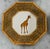 Late 20th Century Safari Animal Salad Plates W/ Rattan & Bamboo Borders Set of 4 - Attrib. To Raymond Waites - Palm Beach Regency, Safari Entertaining - See Pics! For Sale - Image 5 of 8