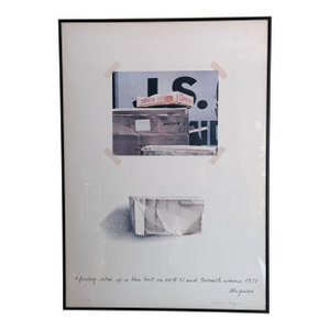 1970s Alberto Magnani Signed and Numbered Print, Framed