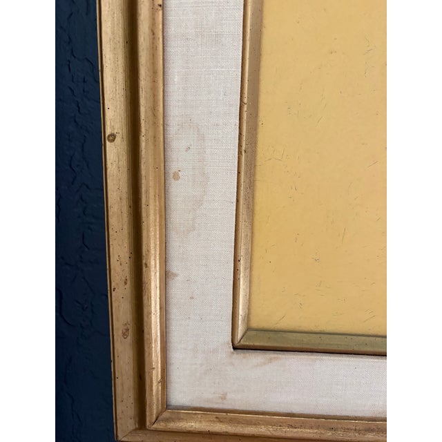 Mid-Century Modern Mid-Century Architectural Painting by Fred Kulick, Framed For Sale - Image 3 of 12
