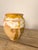 Antique golden yellow glazed terra cotta confit pots from Southwest France. These 19th century vessels once preserved...