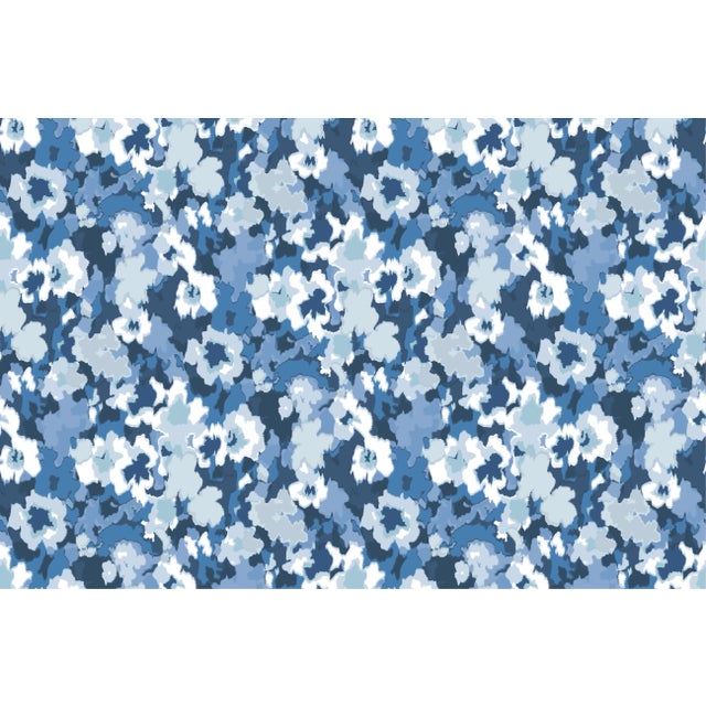 A 9.5" x 9.5" sample of Sissinghurst Ocean Care Instructions: Pure Solvants Dry Cleaning