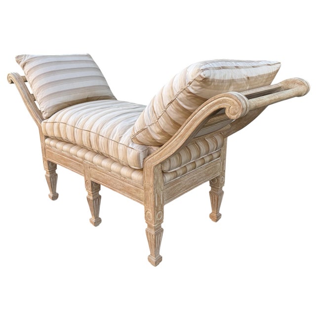 2000 - 2009 Rose Tarlow Melrose House Bench W Down Filled Cushions For Sale - Image 5 of 5