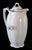White Vintage Porcelain Chocolate Pot With Floral Design and Lid, Marked 653 For Sale - Image 8 of 16