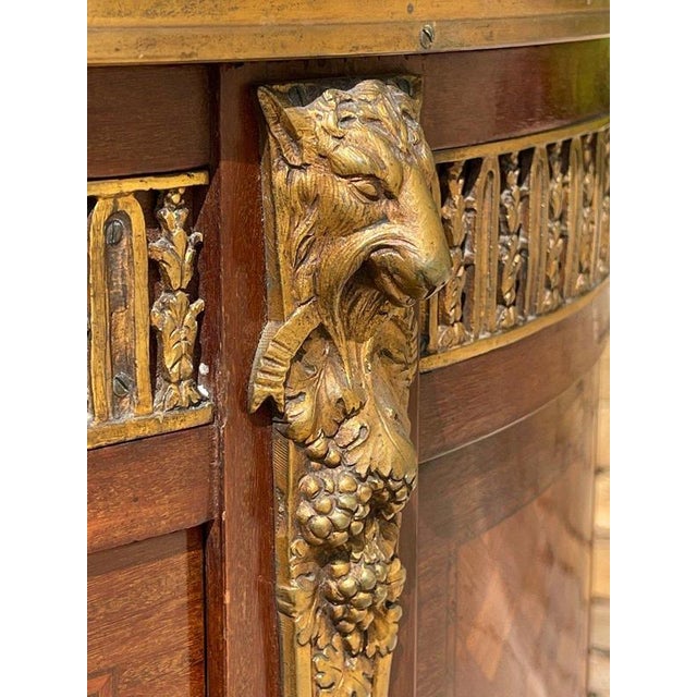 Commode in Marquetry Transition For Sale - Image 5 of 13