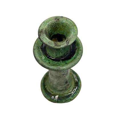 1970s Moroccan Tamegroute Glazed Candlestick Holder For Sale - Image 5 of 5