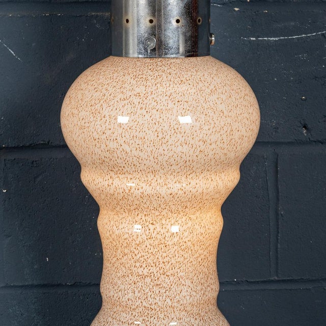 Beige Vintage Italian Birillo Table Lamp by Carlo Nason for Mazzega, Murano, 1970s For Sale - Image 8 of 13