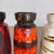 Vintage Fat Lava Pottery Vases attributed to Scheurich, Germany, 1970s, Set of 4 For Sale - Image 14 of 18