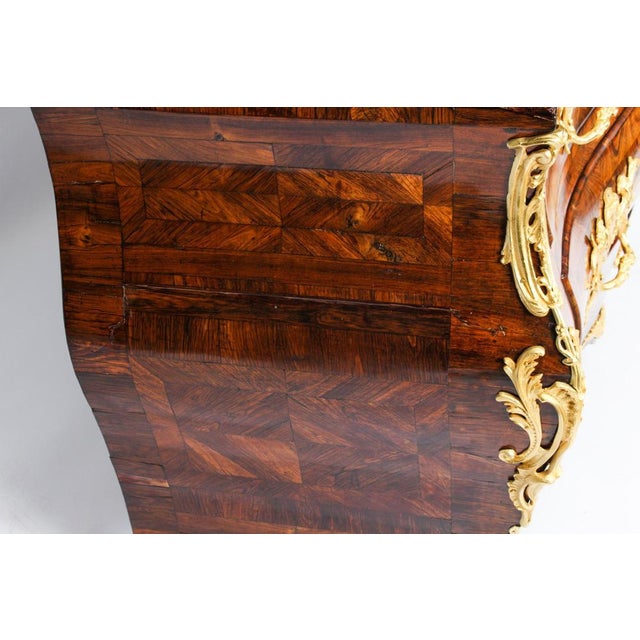 French Regency Ormolu Mounted Chest of Drawers, 18th Century For Sale - Image 11 of 18