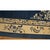 Antique Peking Chinese Floral Navy Open Field Medallion Oriental 1920s Rug For Sale - Image 10 of 11