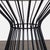 Pottery Barn Modern Glass Dining Set With Black Metal Table and 2 Black Chairs For Sale - Image 11 of 11
