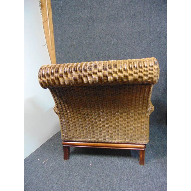 Henry Link Wicker Lounge Chairs & Ottoman 3 Piece Set Chairish